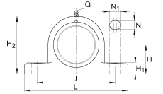 直立式軸承座單元 PASE50-TV-FA125.5, 塑料軸承座,帶偏心鎖圈的外球面球軸承,帶 Corrotect? 涂層,P型密封 直立式軸承座單元 PASE50-TV-FA125.5, 塑料軸承座,帶偏心鎖圈的外球面球軸承,帶 Corrotect? 涂層,P型密封