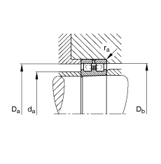 圓柱滾子軸承 NN3008-AS-K-M-SP, 根據 DIN 5412-4 標準的主要尺寸, 非定位軸承, 雙列，帶錐孔，錐度 1:12 ，可分離, 帶保持架，減小的徑向內部游隙，限制公差